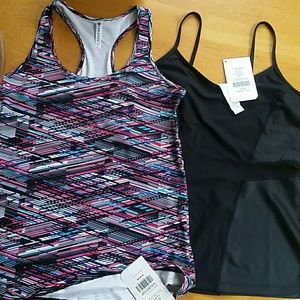 2 Fabletics Tank Tops. New with tags Large.